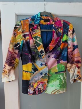 Simon Chang Multi-colour Blazer